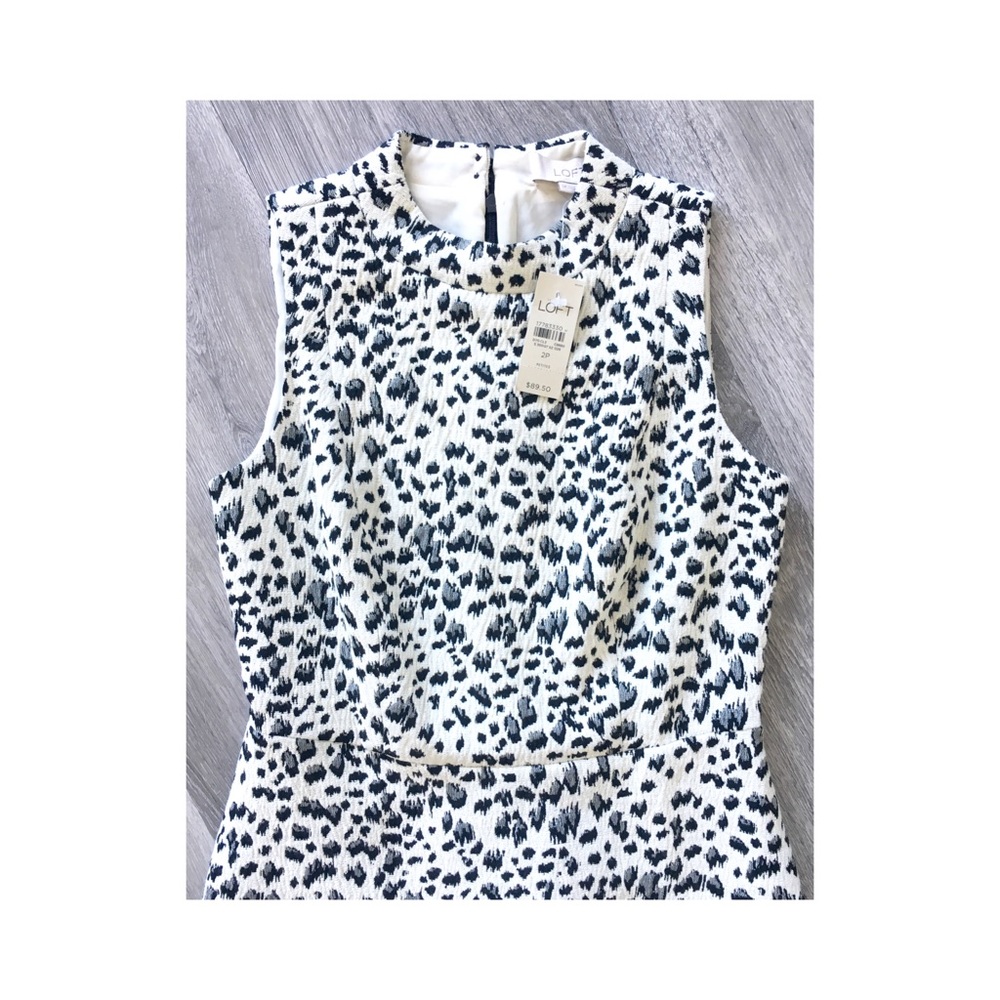 LOFT • Petite Mock Neck Dress - Picture 4 of 6